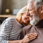 Happy middleaged couple