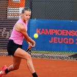 Fin Gybels lors d'un match du championnat Belge