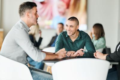 Quelques employés de Nagelmackers pendant un moment de détente