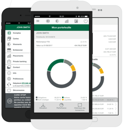 Your Private Banking Portfolio in Mobile Banking FR