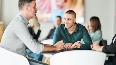 Nagelmackers medewerkers tijdens ontspanningsmoment