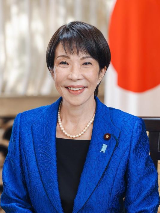 Portrait officiel de Sanae Takaichi – Première ministre du Japon